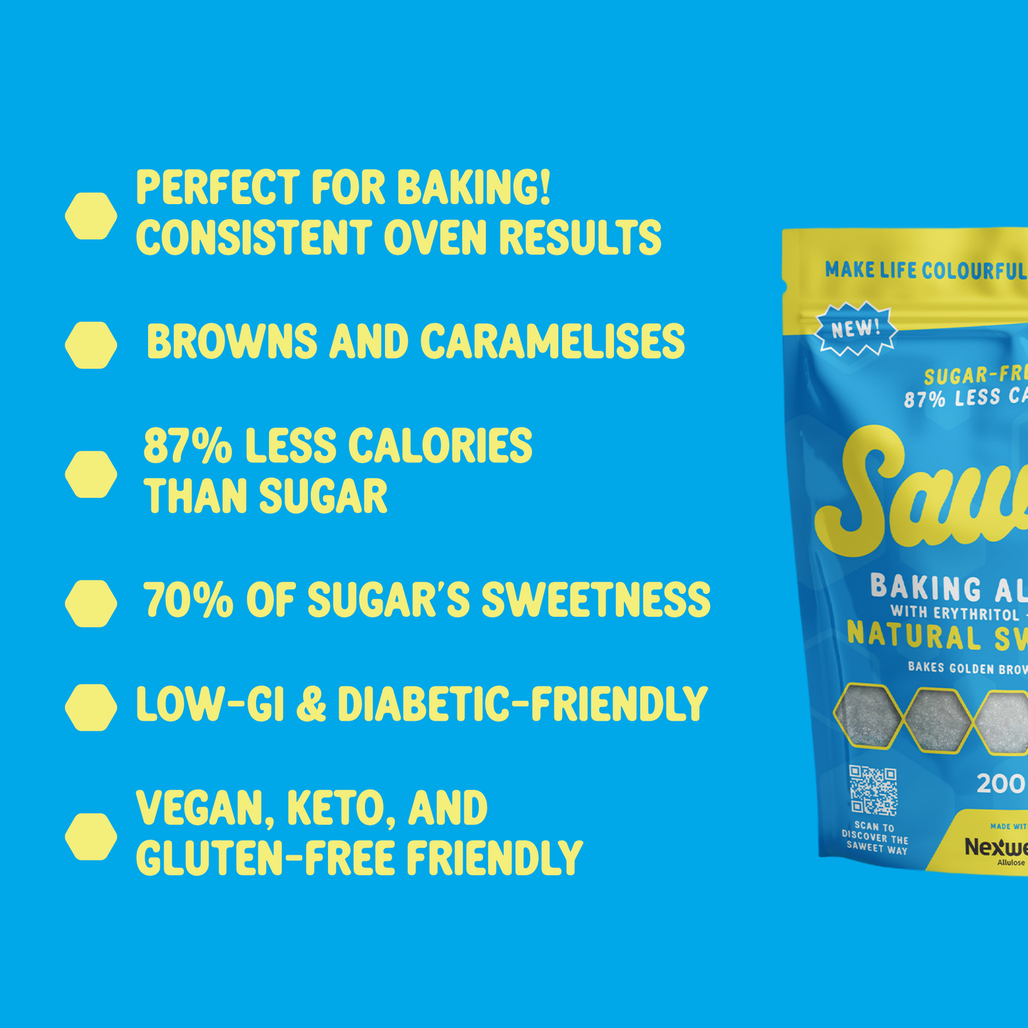 SaweetWay Baking Allulose Granules 200g