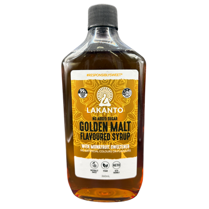 Lakanto Golden Malt Flavoured Syrup with Monkfruit Sweetener 360ml