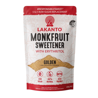 Lakanto Golden Raw Monkfruit Sweetener 800g