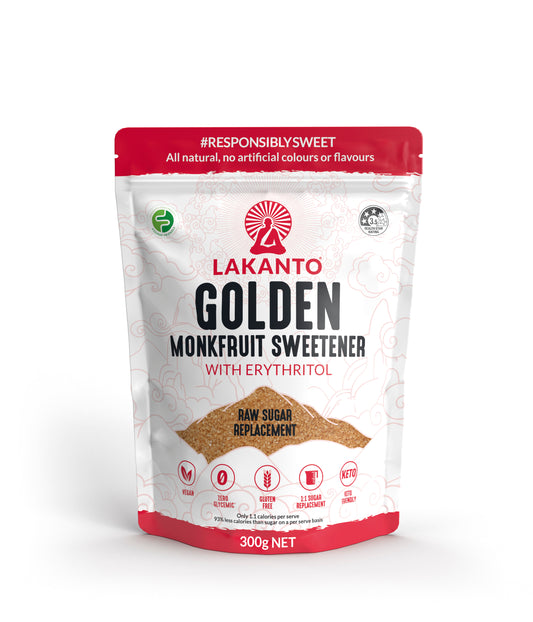 Lakanto Golden Raw Monkfruit Sweetener 300g